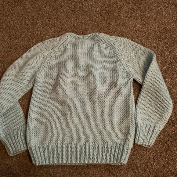 Vintage Flower Design Sweater S M - Picture 2 of 5